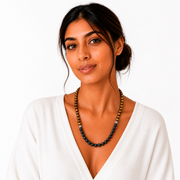 Tiger Eye & Tourmaline Necklace